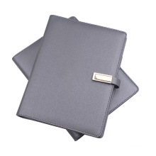 Loose-leaf A5 business meeting custom logo notebook with mobile power supply